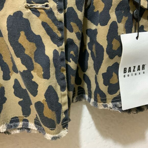 NWT Bazar deluxe Leopard Print double breasted Jacket made in Italy - Picture 10 of 10